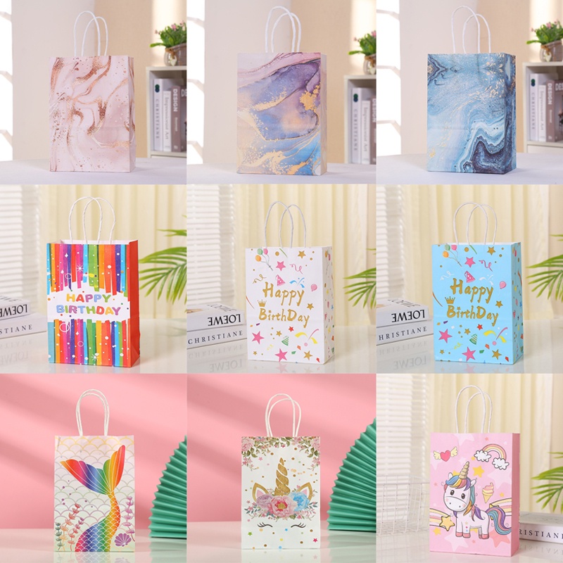 Paper Bag Gift Bag Birthday Party Goodie Bag Paper Bags for Gift