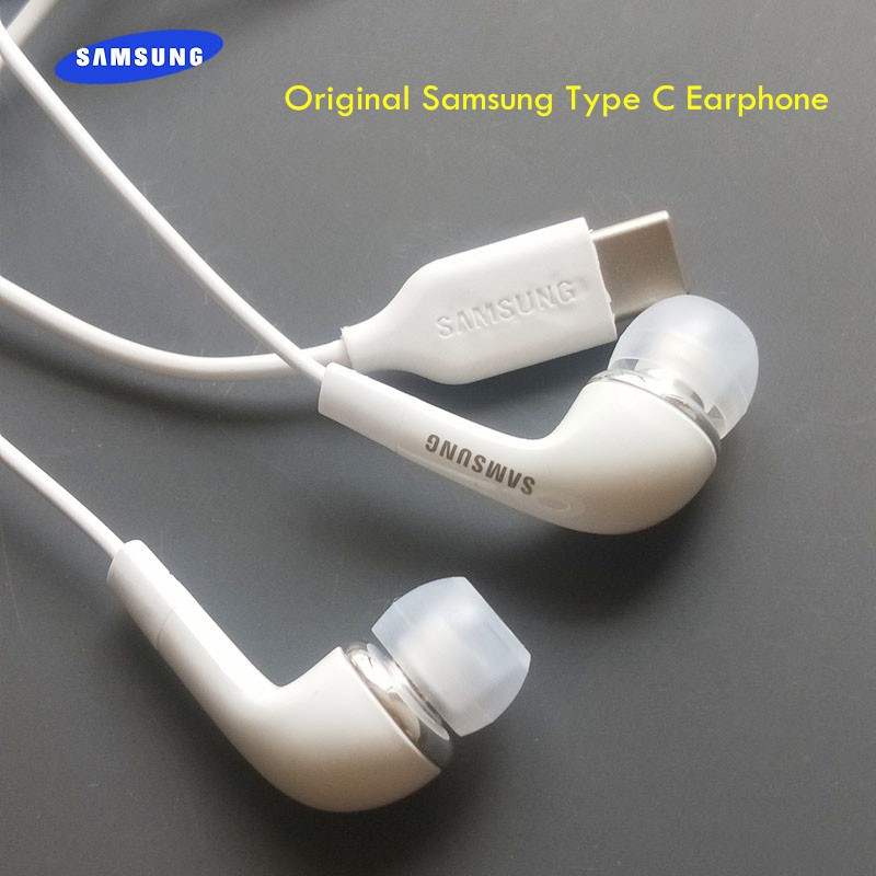 Original Samsung Type C Earphones In-ear Wired Mic Volume Control USB-C Headset for Galaxy Note 10 + A90 A80 A60 A8S