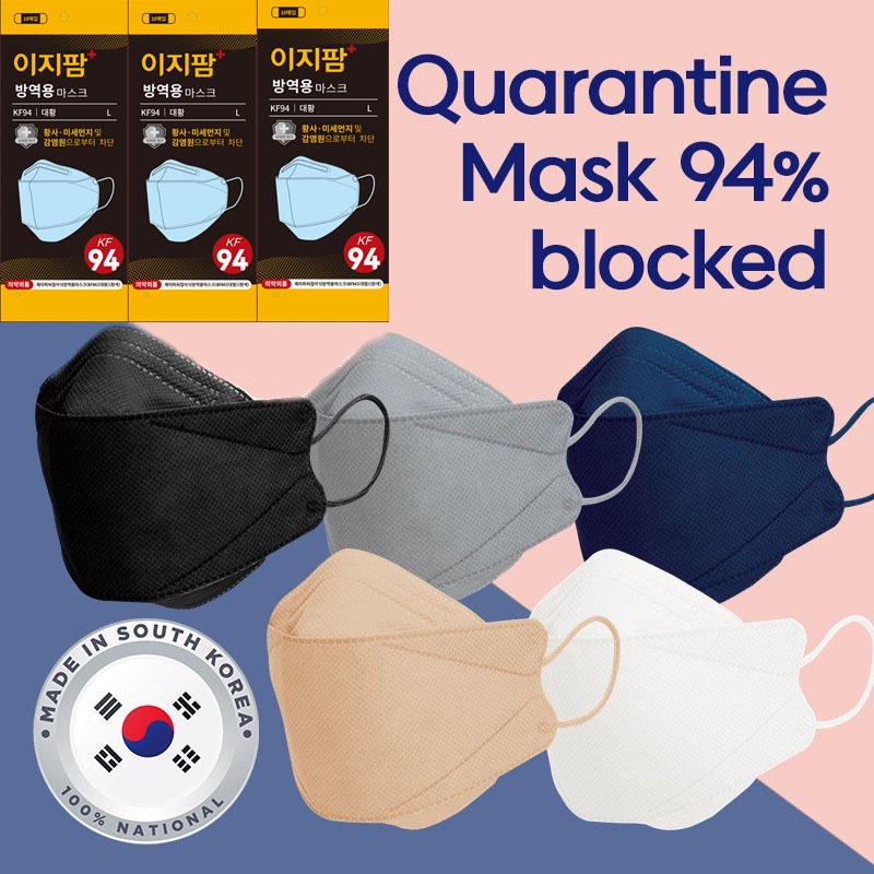 50pcs Bundle Pack KF*94 3D Fish Mouth Mask DisposableMASK  4-ply Mask