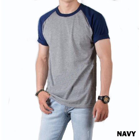 Two Color Short Sleeve M-XXL TC Unisex T Shirt