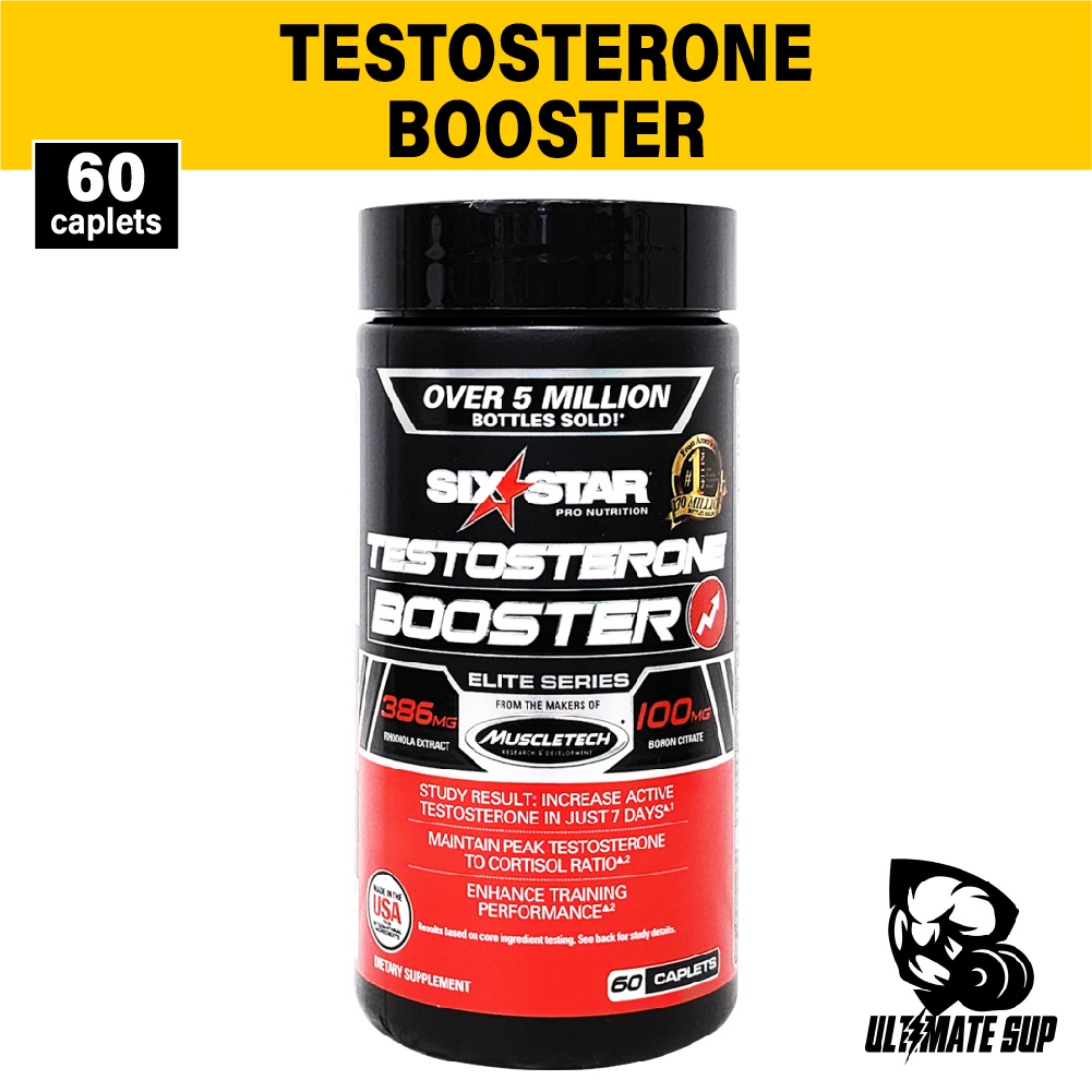 Six Star, Elite Series, Testosterone Booster, Enhance Training Performance, 60 Caplets